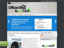 Tablet Screenshot of blog.fixyourmix.com